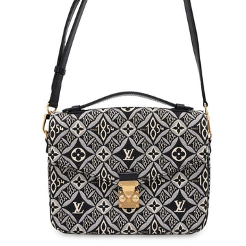 Louis Vuitton  Noir Monogram Jacquard Handbag Pochette