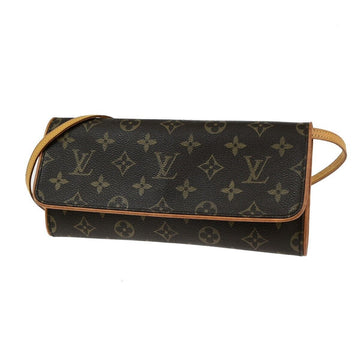 Louis Vuitton Pochette Twin Gm  Canvas Shoulder Bag