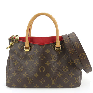 Louis Vuitton  Cerise Monogram Leather Handbag Shoulder Bag