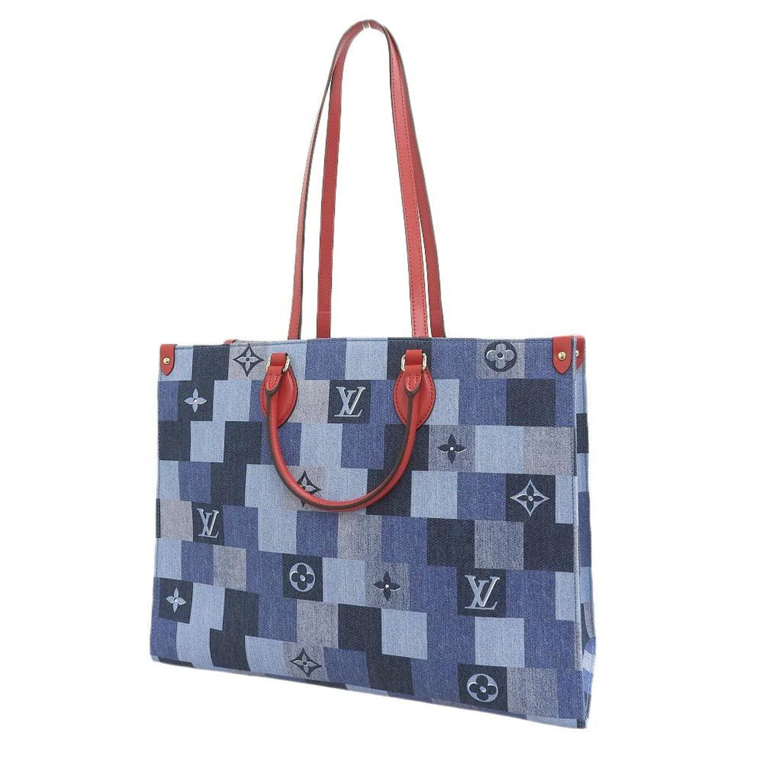 Louis Vuitton blue  Color Monogram blue Handbag Shoulder Bag