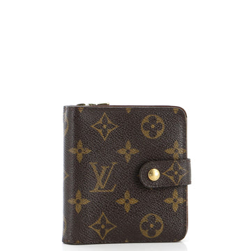Compact Zippe Wallet Monogram Canvas