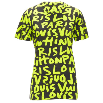 Louis Vuitton Stephen Sproe Iconic Graffiti neon tshirt