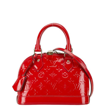 Louis Vuitton Alma BB Patent Leather Handbag