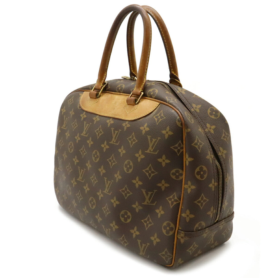 Louis Vuitton Monogram Bowling Vanity Handbag M47270