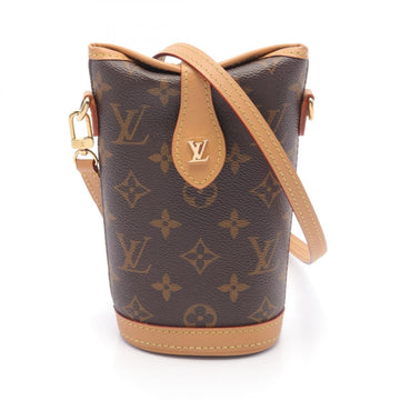 Louis Vuitton  Coated Canvas Monogram Pvc Leather Shoulder Bag