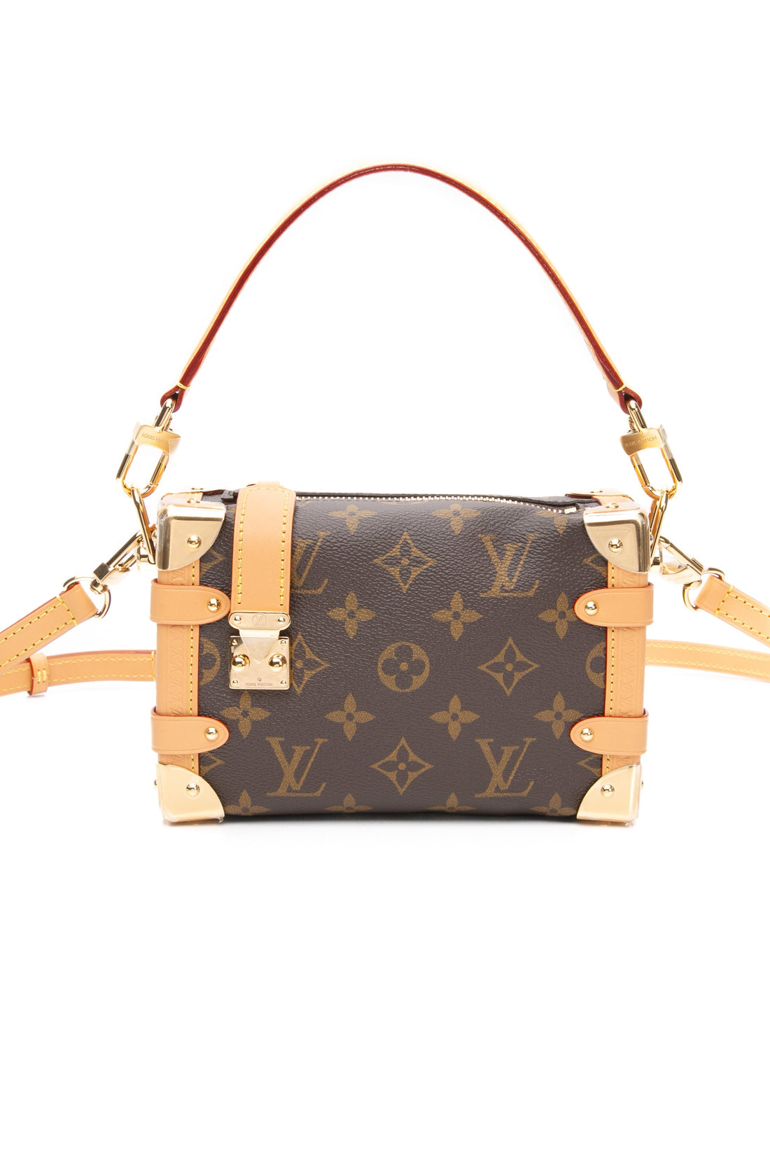 LOUIS VUITTON Monogram Side Trunk PM CroESbody Bag (New)