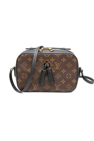 LOUIS VUITTON Black Monogram Saintonge CroESbody Bag