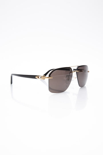 CARTIER C DSSor Black and Gold Sunglasses (New)