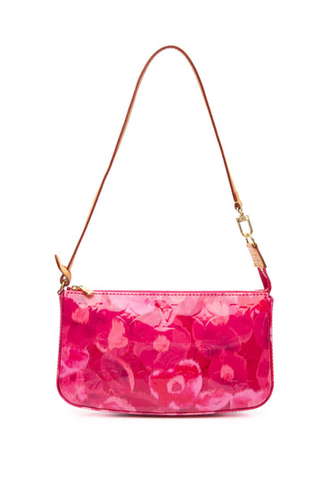 LOUIS VUITTON Vernis Ikat Rose Indien Pochette AcceESories