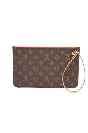 LOUIS VUITTON Monogram Red Wristlet (New)