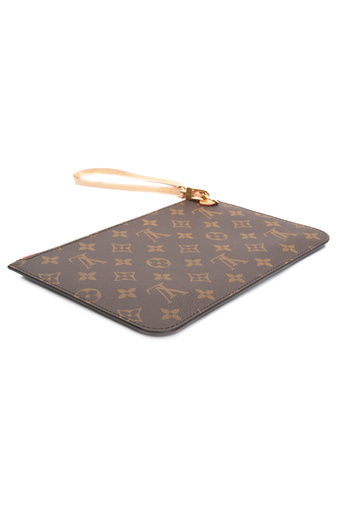 LOUIS VUITTON Monogram Red Wristlet (New)
