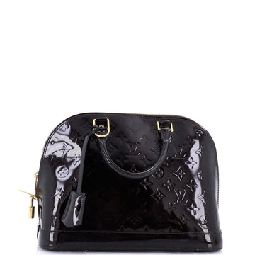 Alma Handbag Monogram Vernis PM