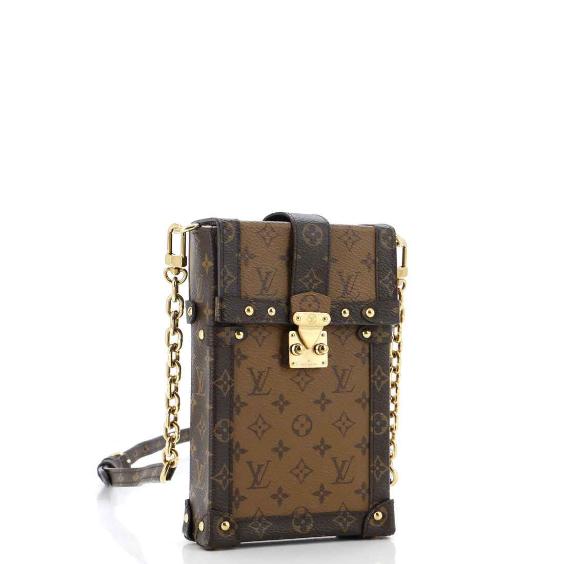 Vertical Trunk Pochette Reverse Monogram Canvas