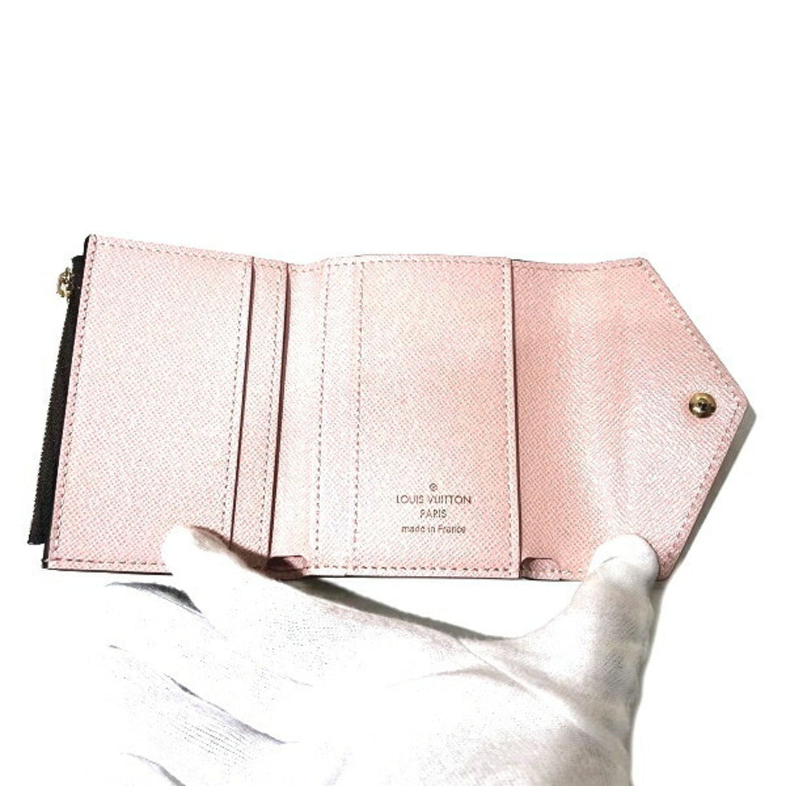 Louis Vuitton Monogram  pink Monogram Wallet (Tri-Fold)