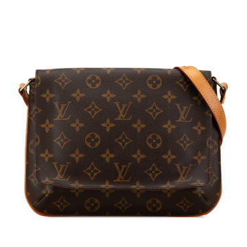 Louis Vuitton  Pvc Leather Handbag Shoulder Bag