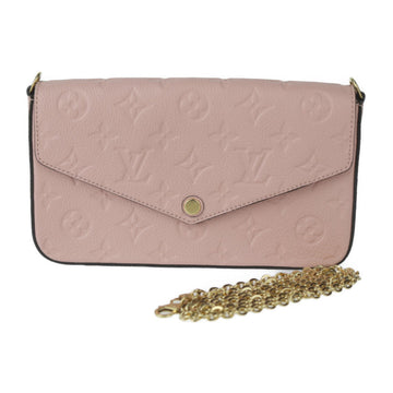 Louis Vuitton Monogram Empreinte  Monogram Empreinte Clutch Bag Handbag Pouch Shoulder Bag