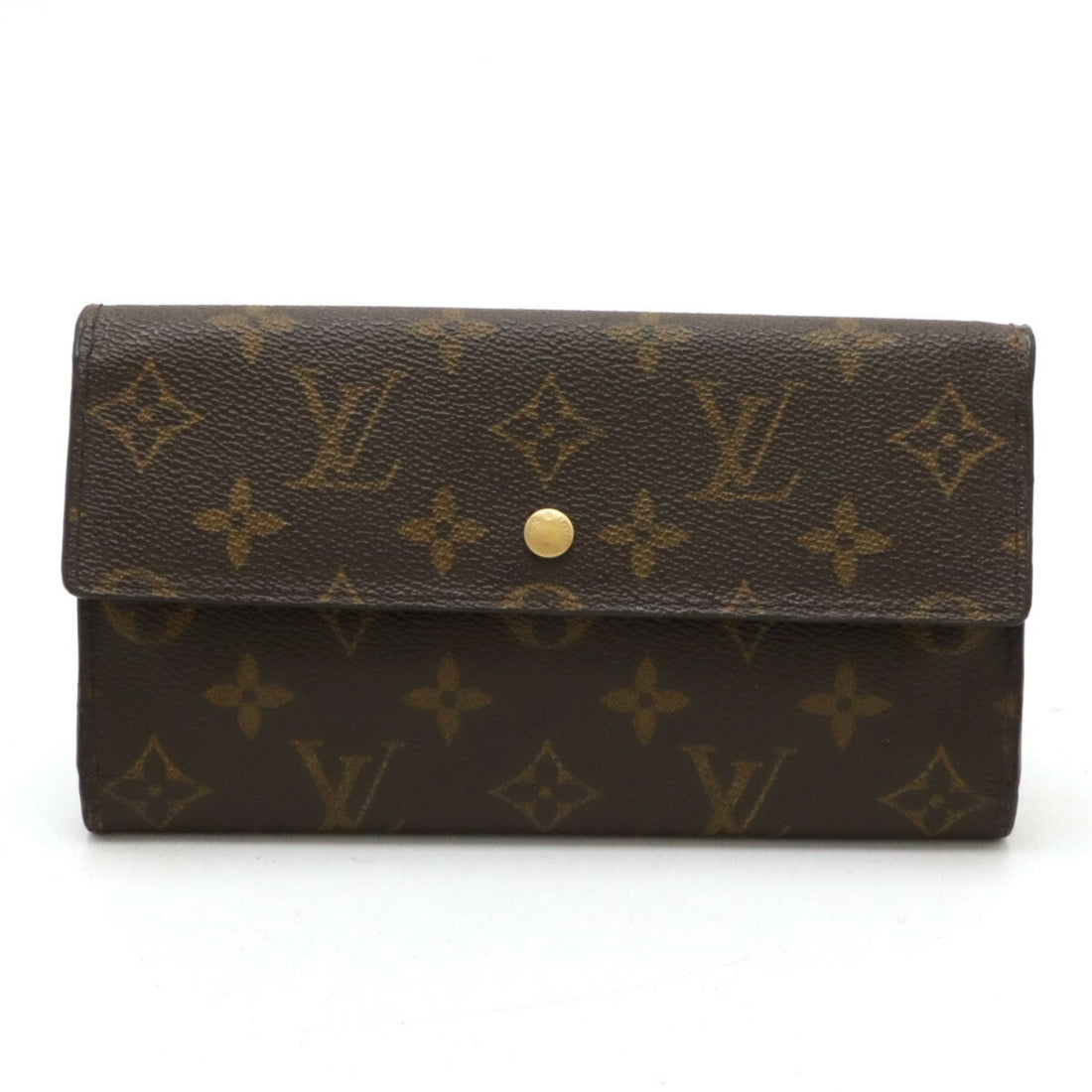 Louis Vuitton Monogram Monogram Long Wallet (Tri-Fold)