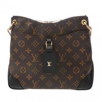 Louis Vuitton  Noir Monogram Canvas Shoulder Bag