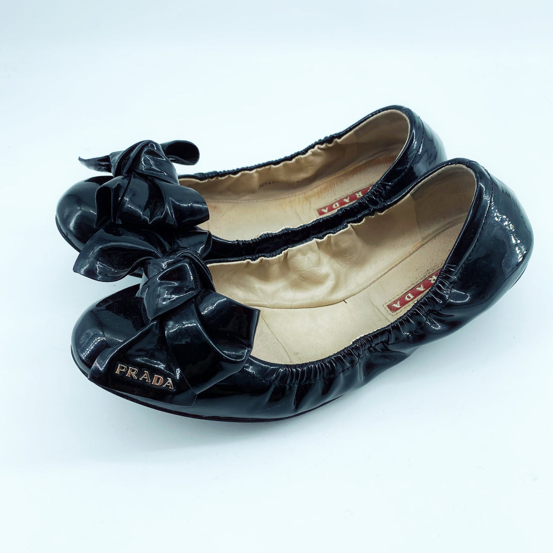 Prada patent leather flat