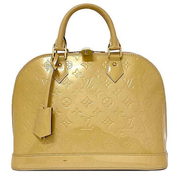 Louis Vuitton Monogram Vernis Citrin yellow Patent Leather Handbag