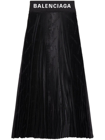 Balenciaga Women Gonna Plissettata