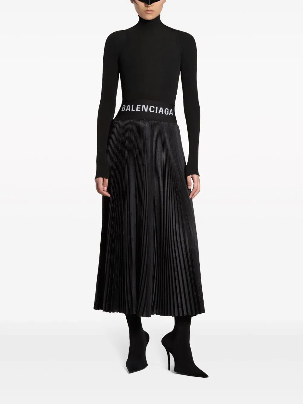 Balenciaga Women Gonna Plissettata