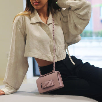 Jacquemus beige cropped top