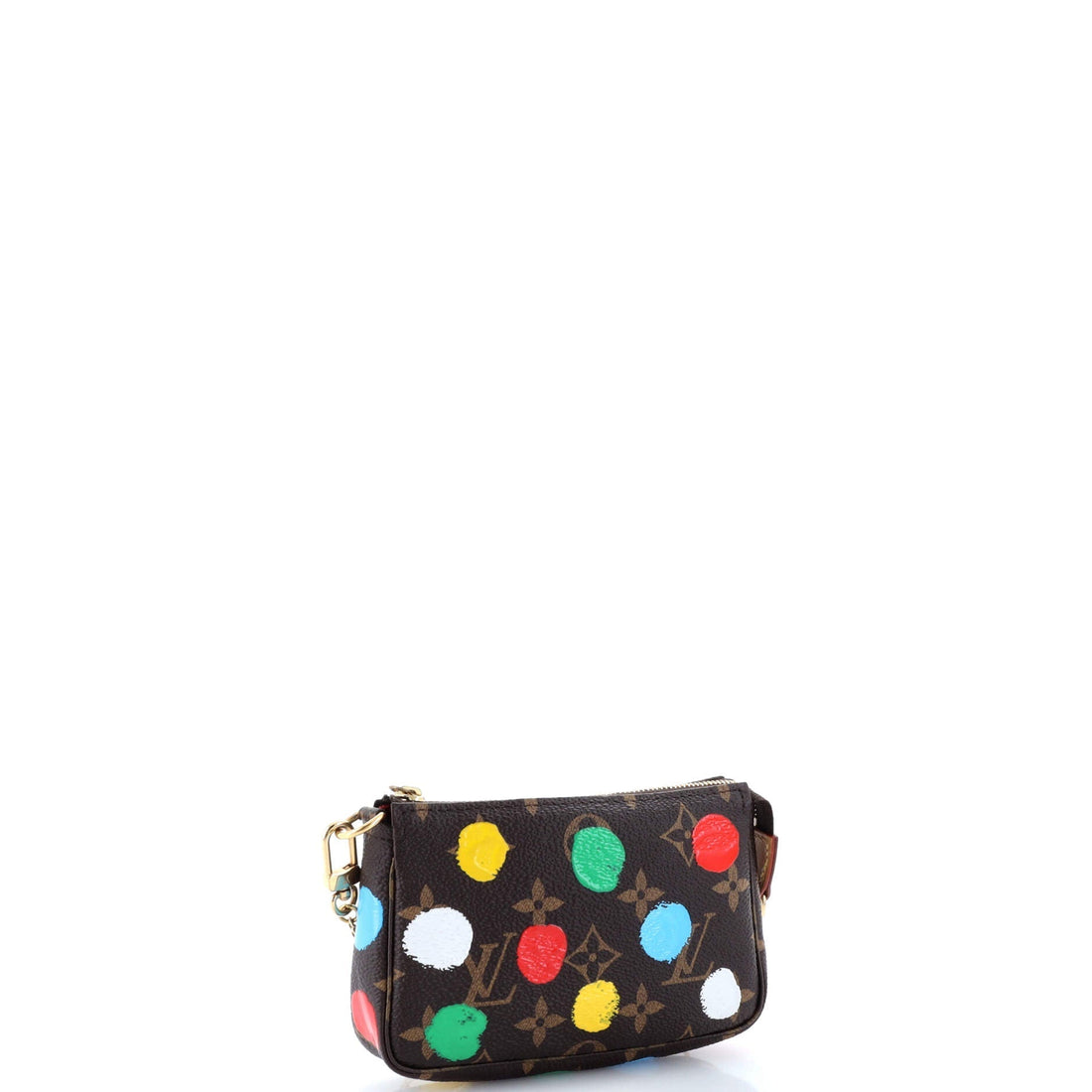 Pochette Accessoires Yayoi Kusama Painted Dots Monogram Canvas Mini