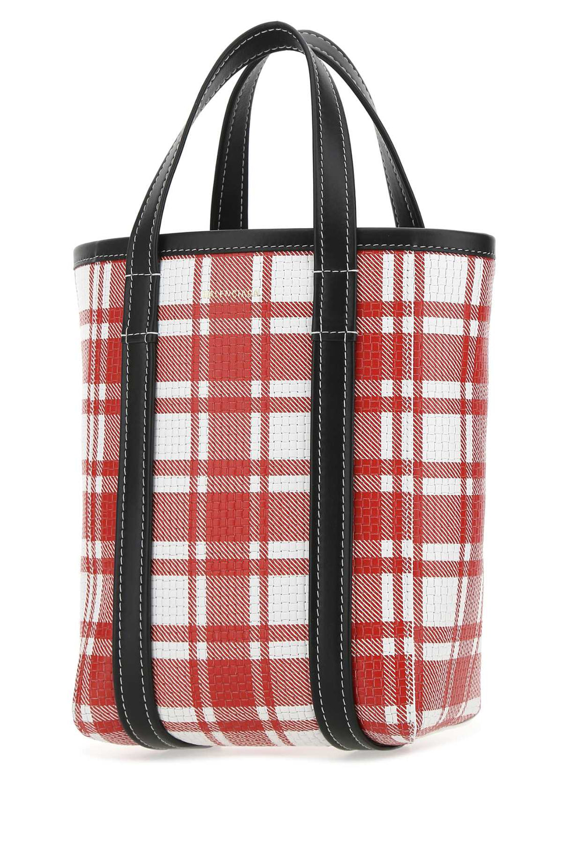 Balenciaga Women Printed Leather Small Barbes Shopping Bag