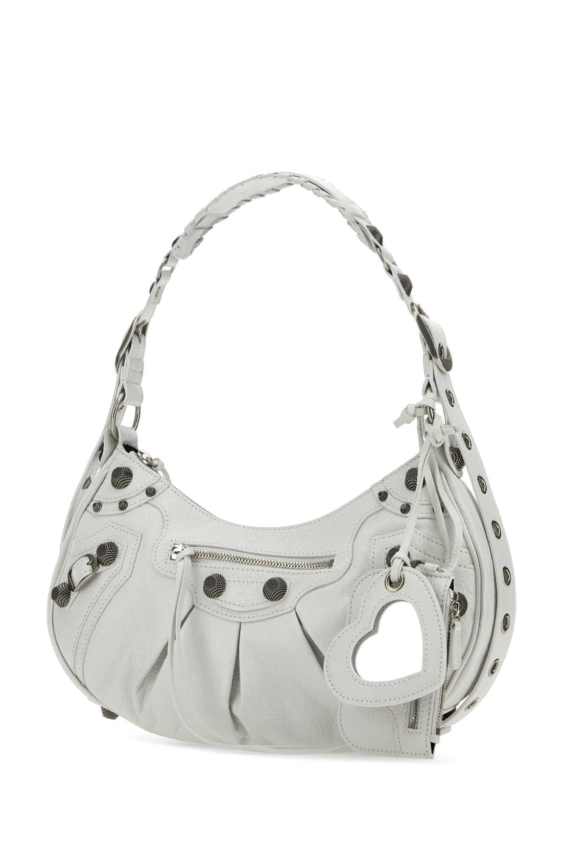Balenciaga Women White Leather Le Cagole S Shoulder Bag