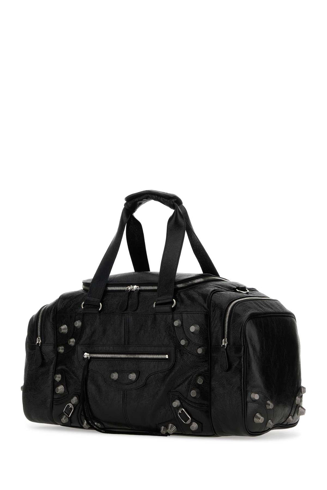 Balenciaga Women Black Leather Le Cagole Travel Bag