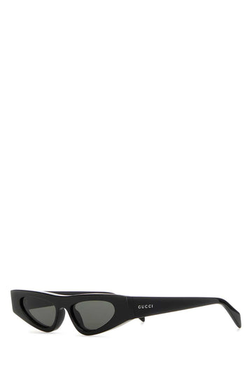 Gucci Women Black Acetate Sunglasses