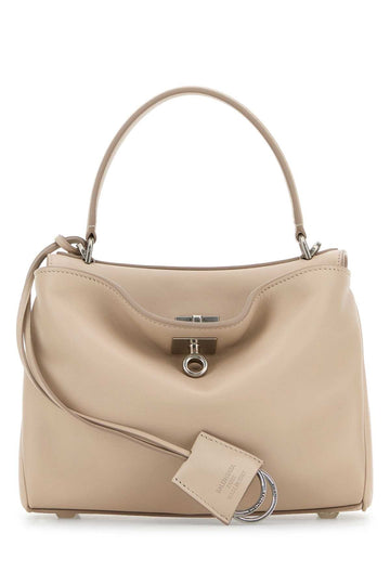 Balenciaga Women Powder Pink Leather Mini Rodeo Handbag