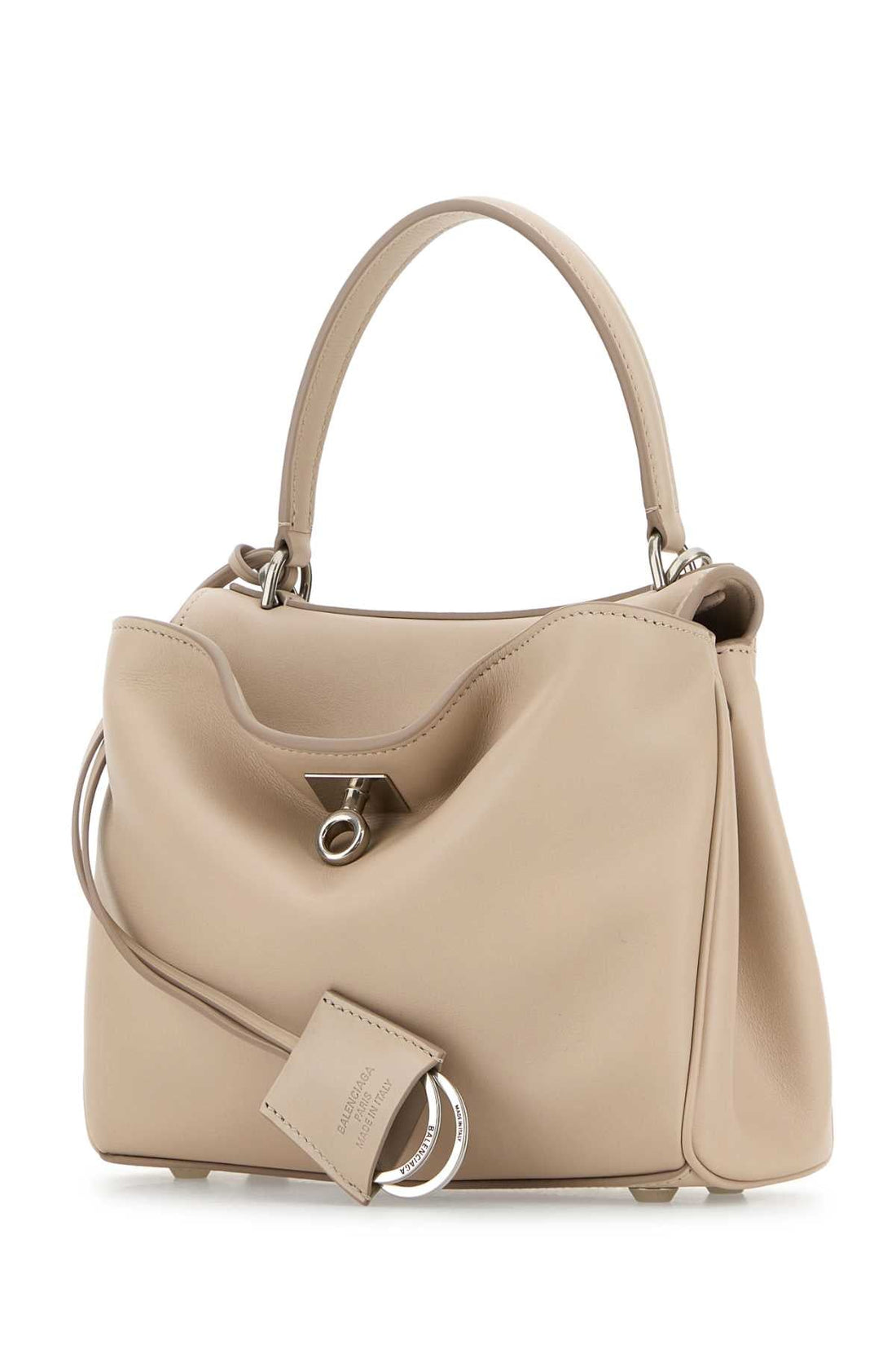 Balenciaga Women Powder Pink Leather Mini Rodeo Handbag
