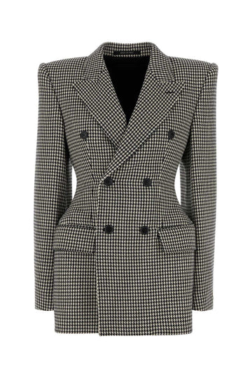 Balenciaga Women Embroidered Wool Blazer