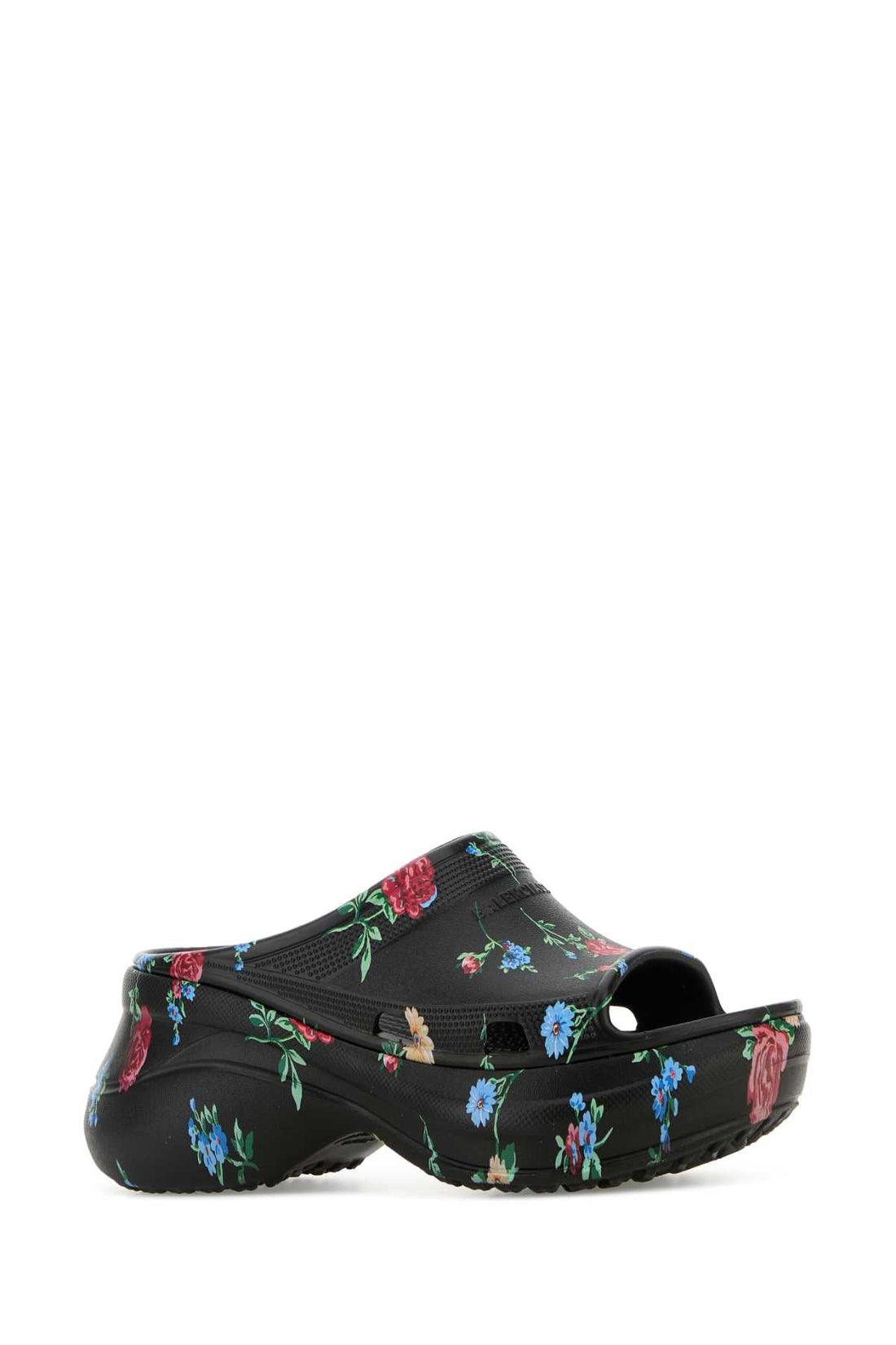 Balenciaga Women Printed Rubber Balenciaga X Crocs™ Slide Pool Slippers