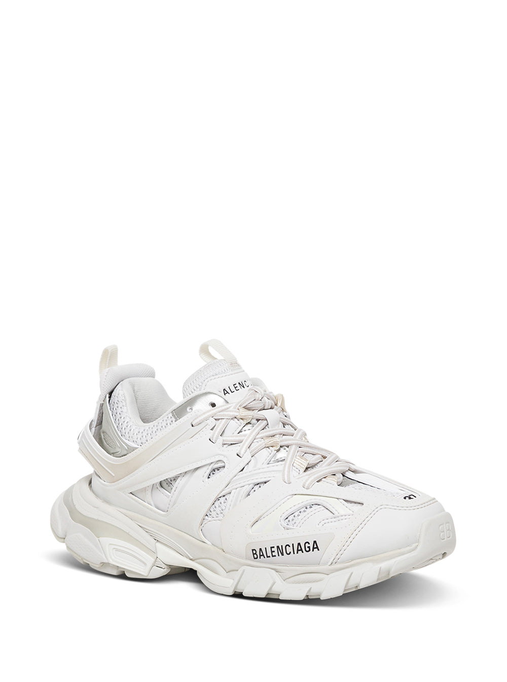 Balenciaga Women White Track Mesh And Nylon Sneakers Woman Balenciaga