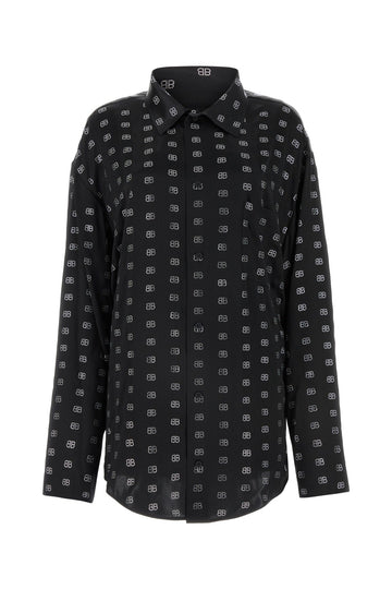 Balenciaga Women Ls Minimal Shirt