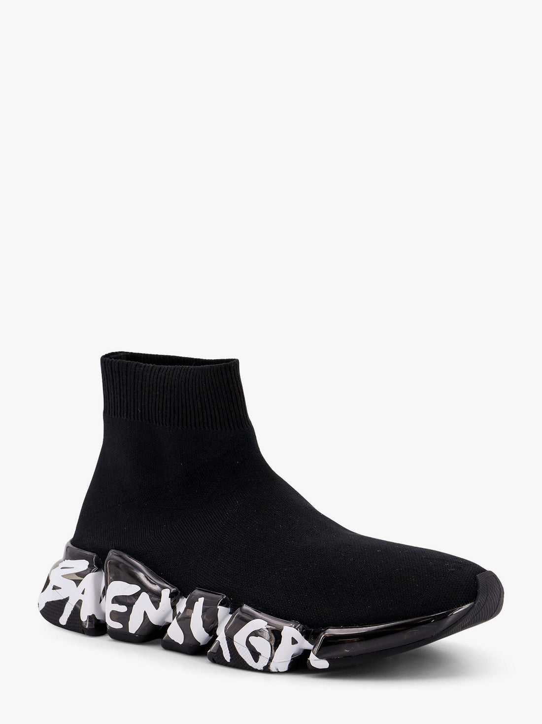 Balenciaga Women Speed 2.0 Graffiti Recycled Knit Sneaker