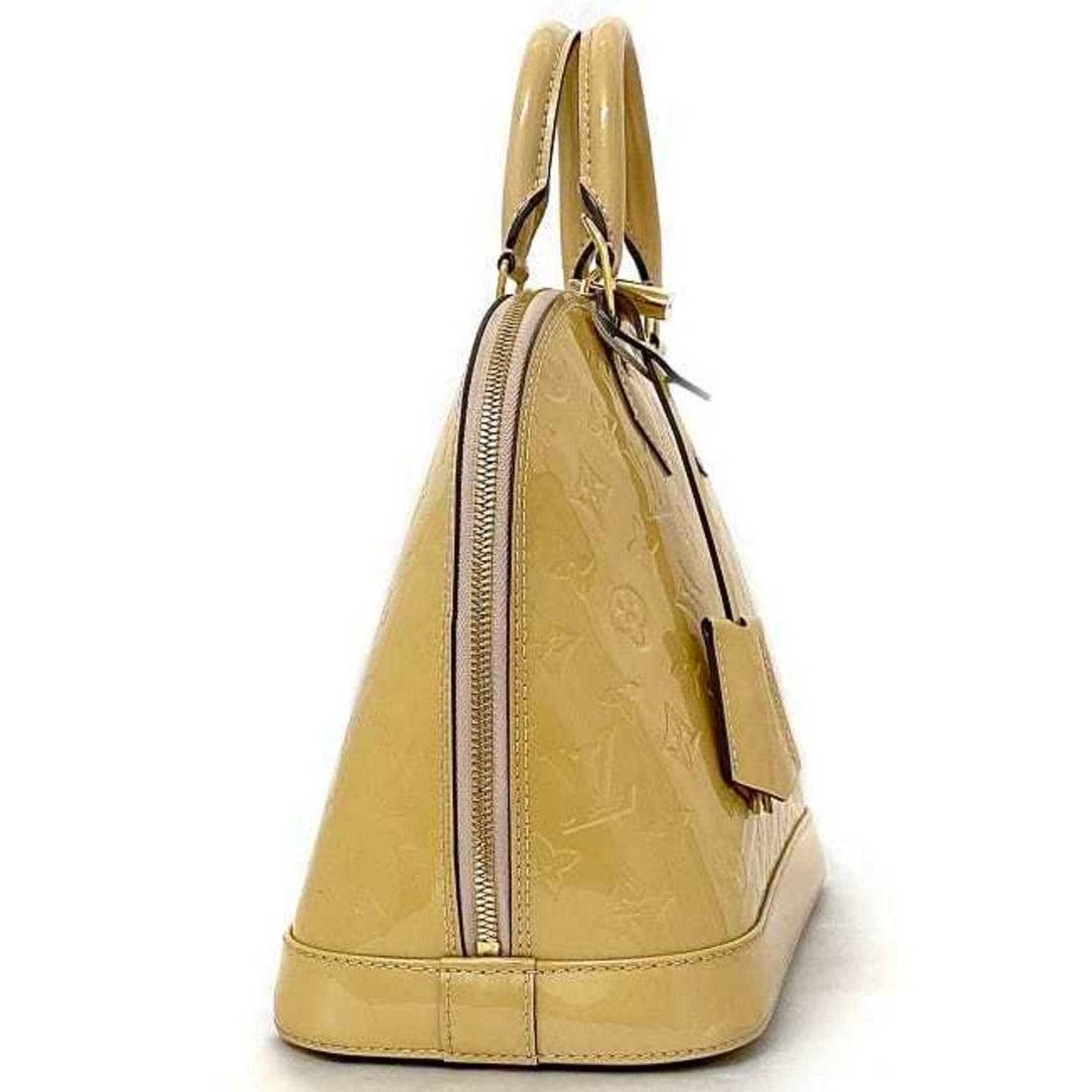 Louis Vuitton Monogram Vernis Citrin yellow Patent Leather Handbag