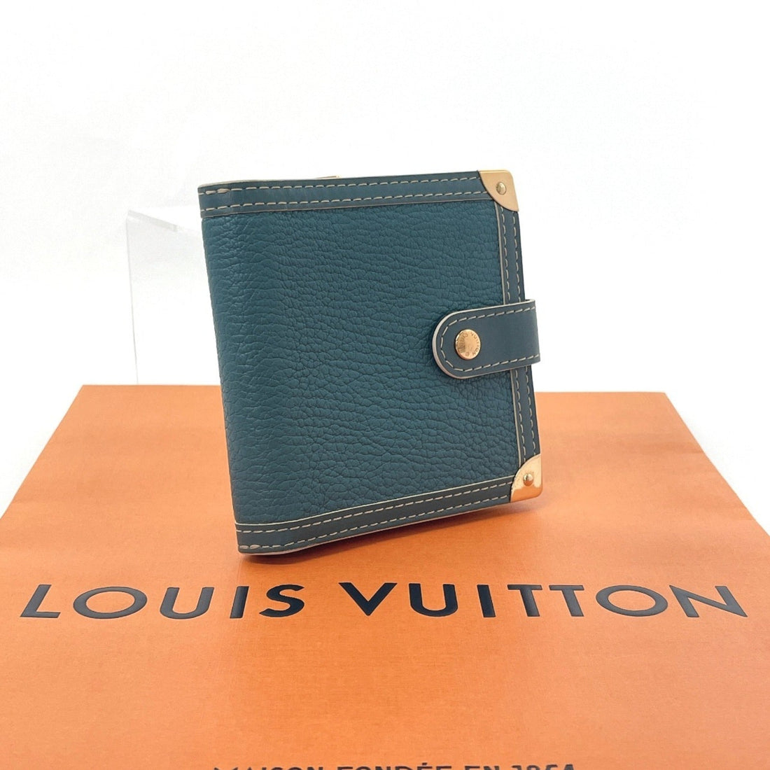 Louis Vuitton blue  Leather Wallet (Bi-Fold)