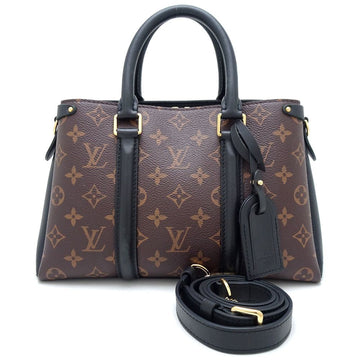 Louis Vuitton  Noir Canvas Handbag Shoulder Bag