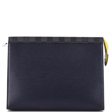 Pochette Voyage Epi Leather with Damier Graphite MM