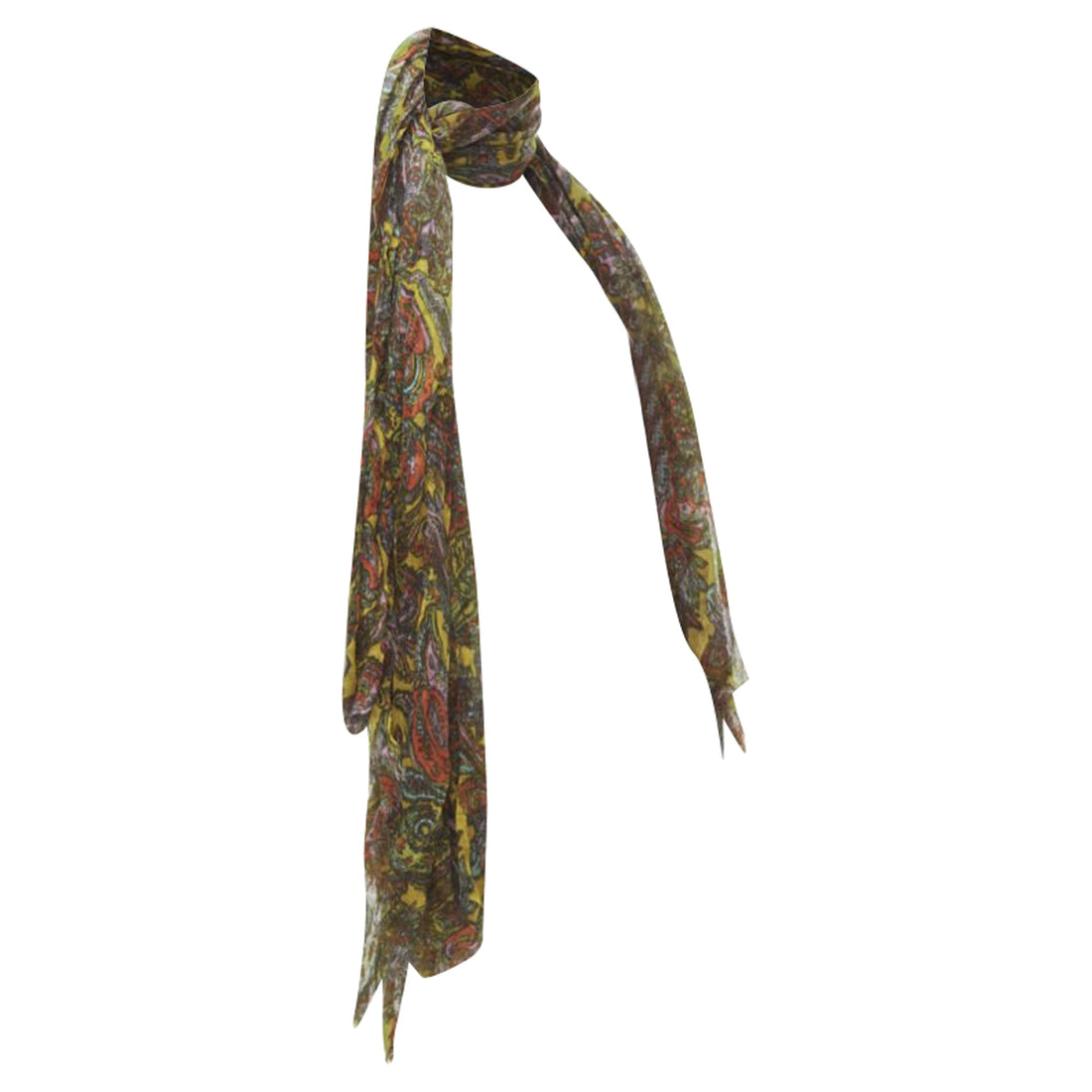 Louis Vuitton cashmere silk paisley scarf