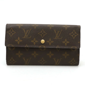 Louis Vuitton Monogram Monogram Long Wallet (Tri-Fold)