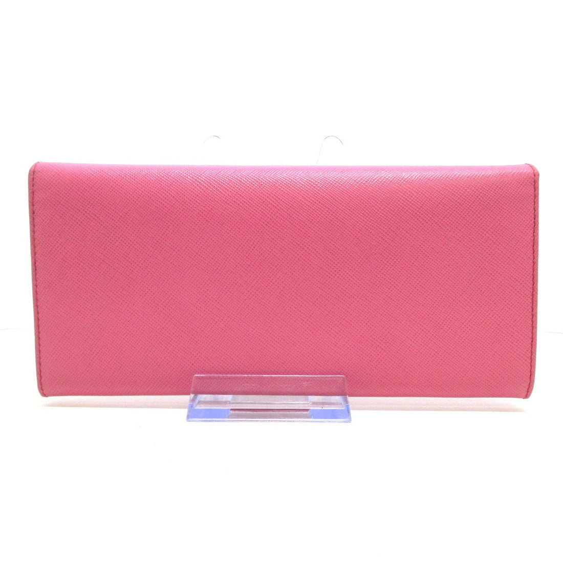 PRADA - Long Wallet Pink Saffiano Leather