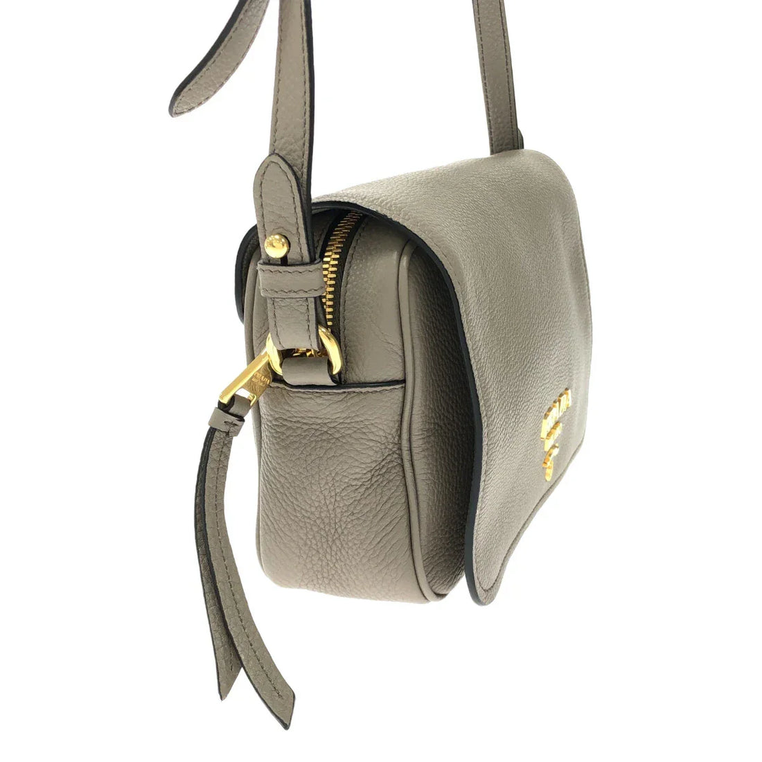 PRADA - Grey Beige Shoulder Bag
