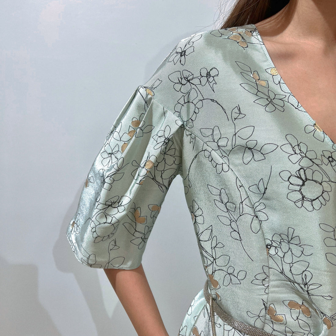 Marni Flower V-neck top