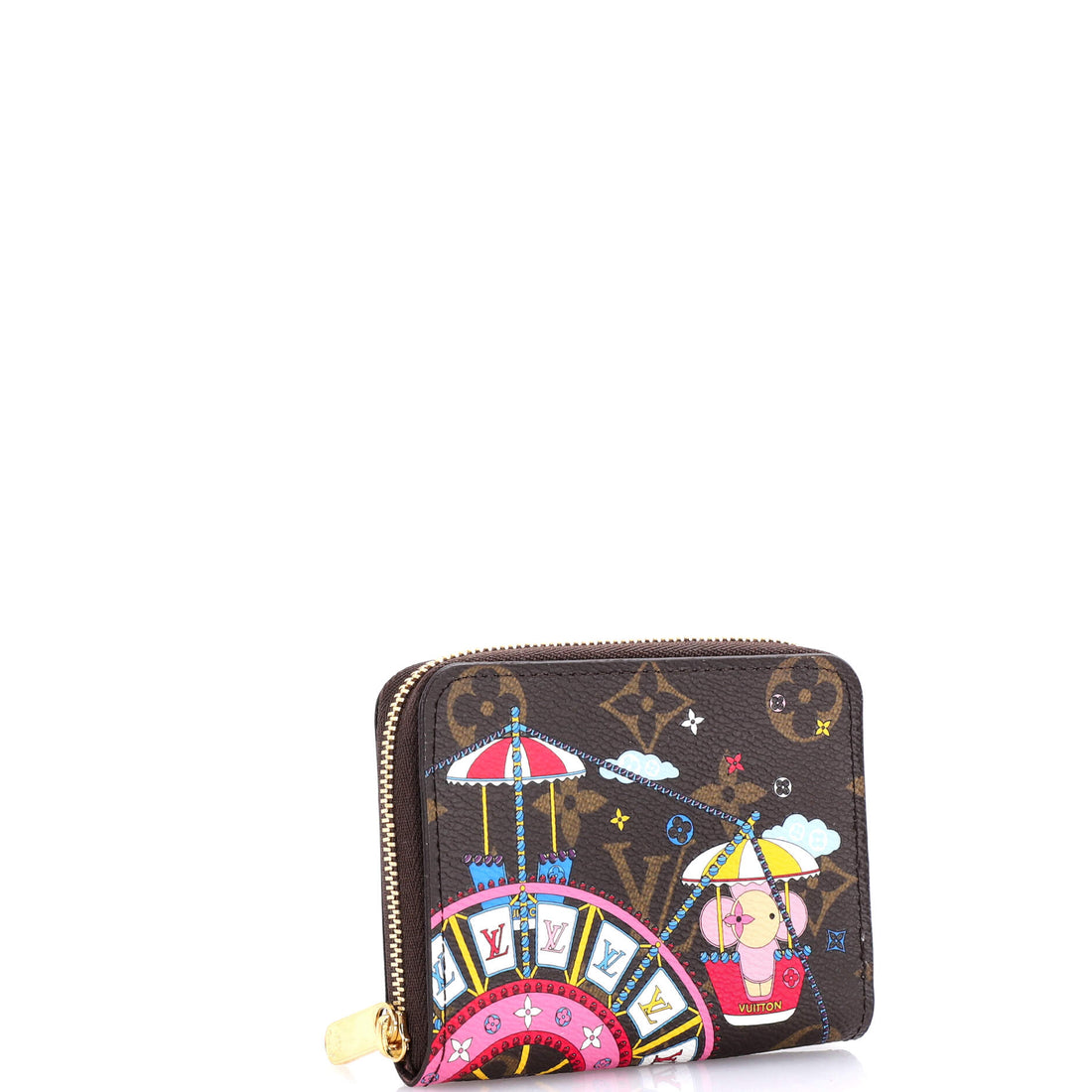 Zippy Coin Purse Limited Edition Vivienne Xmas Monogram Canvas