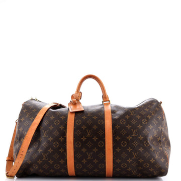Keepall Bandouliere Bag Monogram Canvas 55